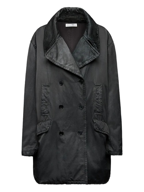 MM6 Maison Margiela double-breasted coat - Black - zdjęcie produktu nr 1