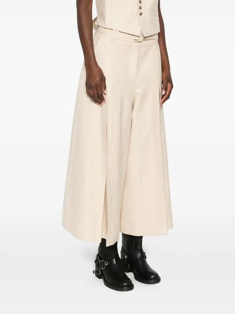 ZIMMERMANN Hypnotic pleated wide-leg trousers - Neutrals - zdjęcie produktu nr 2