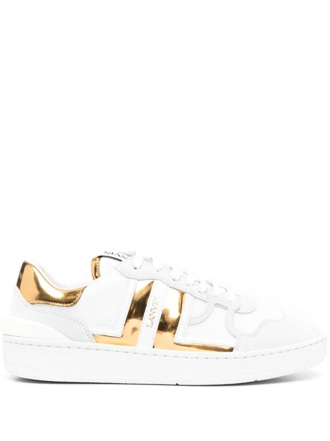 Lanvin Clay leather sneakers - White - zdjęcie produktu nr 1