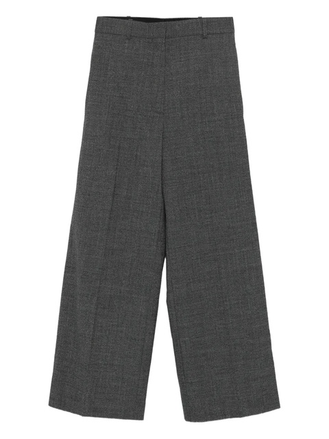 SANDRO flat-front tailored trousers - Grey - zdjęcie produktu nr 1