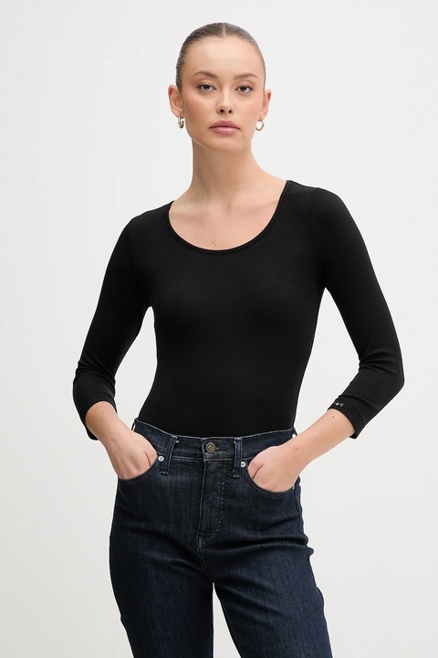 United Colors of Benetton body damskie kolor czarny 3P2Y3B005 - zdjęcie produktu nr 1
