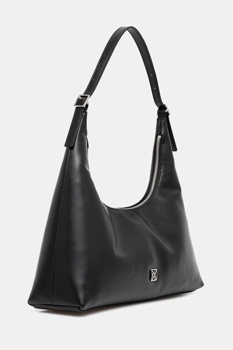 Calvin Klein torebka skórzana kolor czarny LV04F3262G - zdjęcie produktu nr 1
