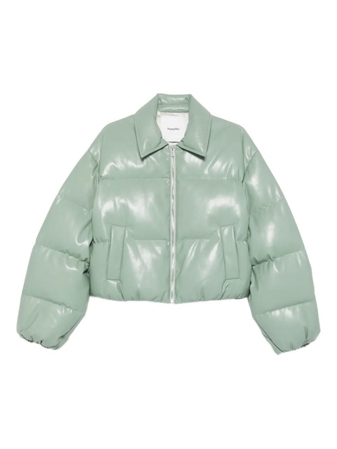 Nanushka adjustable cropped puffer jacket - Green - zdjęcie produktu nr 1