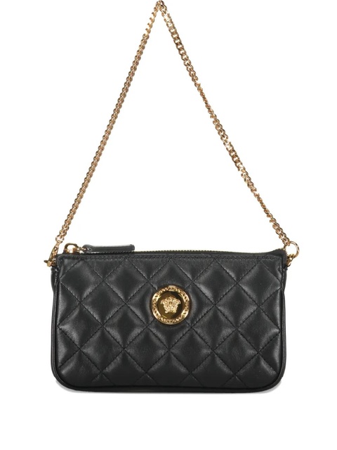 Versace quilted chain leather mini bag - Black - zdjęcie produktu nr 1