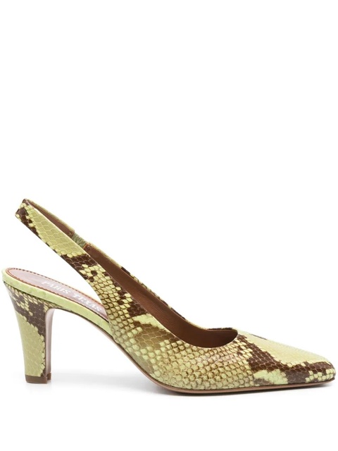 Paris Texas 80mm leather pumps - Green - zdjęcie produktu nr 1