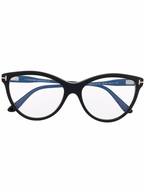 TOM FORD Eyewear detachable-frame cat-eye glasses - Black - zdjęcie produktu nr 1