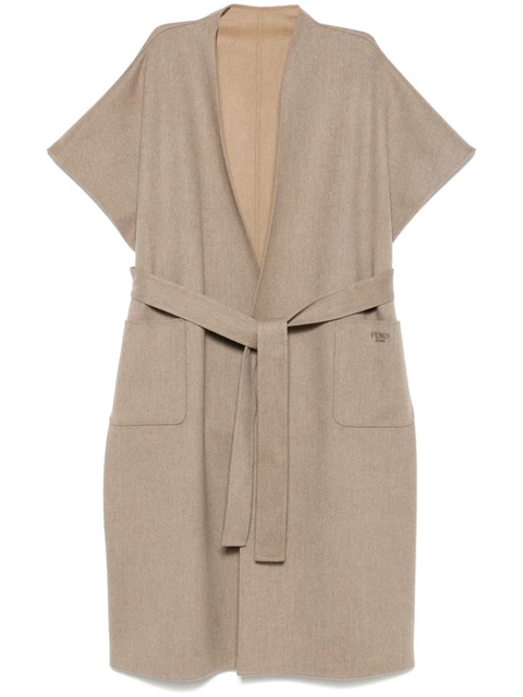FENDI belted cape - Brown - zdjęcie produktu nr 1