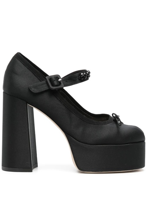 Simone Rocha 125mm heart-toe pumps - Black - zdjęcie produktu nr 1