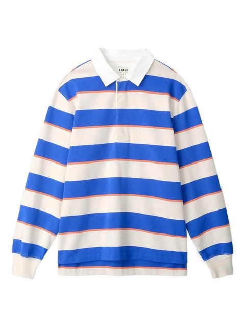 STAUD Yacht rugby-stripe shirt - Blue - zdjęcie produktu nr 2