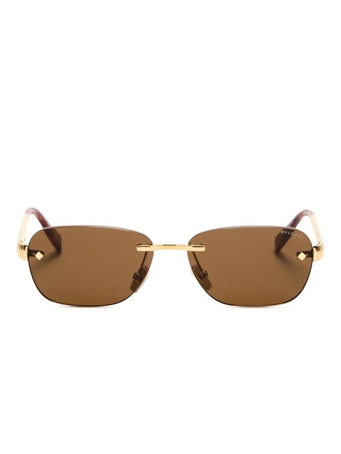 Bvlgari rimless sunglasses - Gold - zdjęcie produktu nr 1