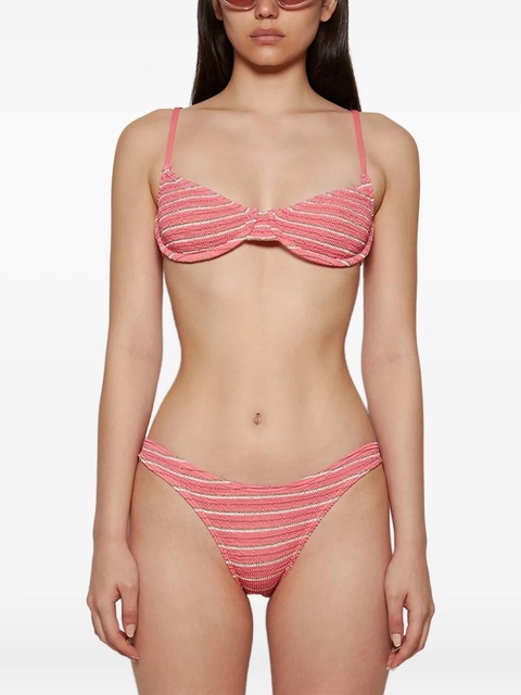 Bond-eye Gracie striped balconette bikini top - Pink - zdjęcie produktu nr 2