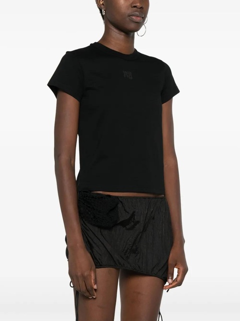 Alexander Wang logo-print cotton T-shirt - Black - zdjęcie produktu nr 2