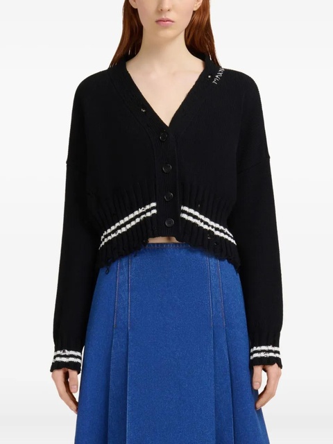 Marni v-neck cardigan - Black - zdjęcie produktu nr 2
