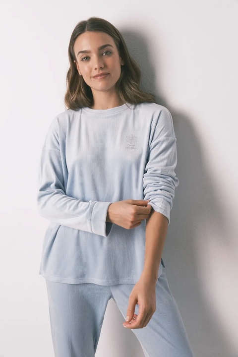 women'secret komplet piżamowy damska kolor niebieski 3592488 - zdjęcie produktu nr 2