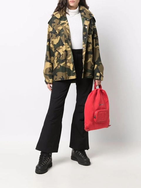 Moncler Grenoble mid-rise flared ski pants - Black - zdjęcie produktu nr 2