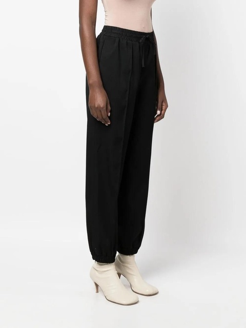Jil Sander drawstring-fastening waist trousers - Black - zdjęcie produktu nr 2