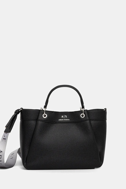 Armani Exchange torebka kolor czarny - zdjęcie produktu nr 1