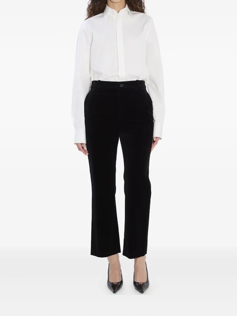 Saint Laurent velvet trousers - Black - zdjęcie produktu nr 1