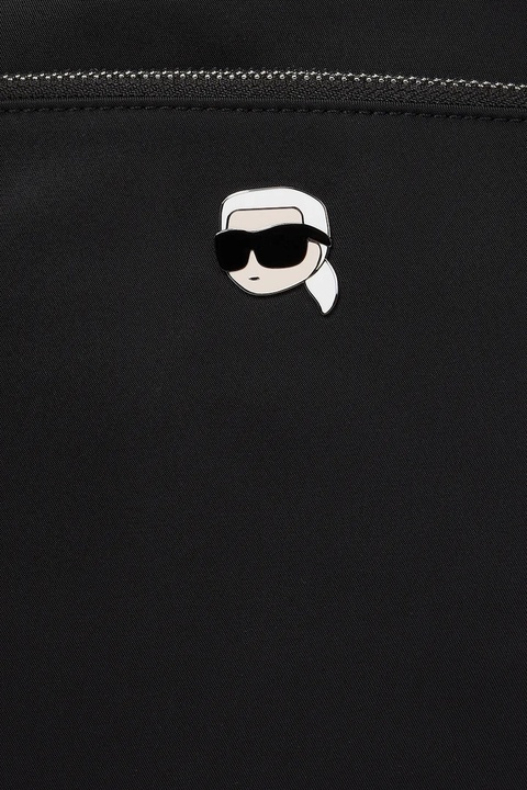 Karl Lagerfeld plecak damski kolor czarny duży A4W30250 - zdjęcie produktu nr 2
