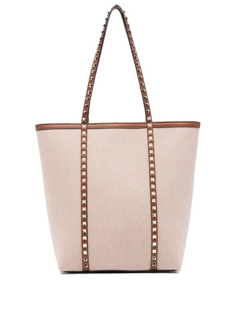Valentino Garavani stud-embellished tote bag - Brown - zdjęcie produktu nr 1
