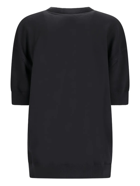 Jil Sander short-sleeve crew-neck T-shirt - Black - zdjęcie produktu nr 2