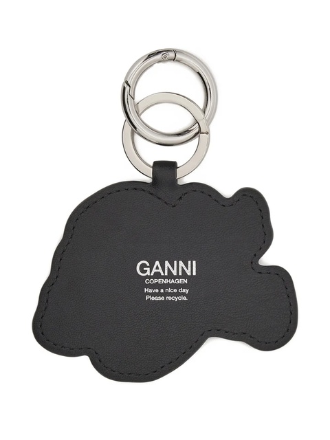 GANNI Blue Puppy keyring - Black - zdjęcie produktu nr 2