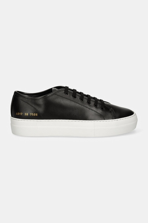 Common Projects sneakersy skórzane Tournament Low Super in Leather kolor czarny 4017 - zdjęcie produktu nr 2