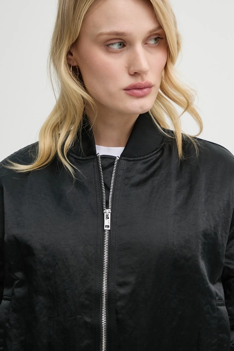 Filippa K kurtka bomber kolor czarny przejściowa 31568 - zdjęcie produktu nr 2
