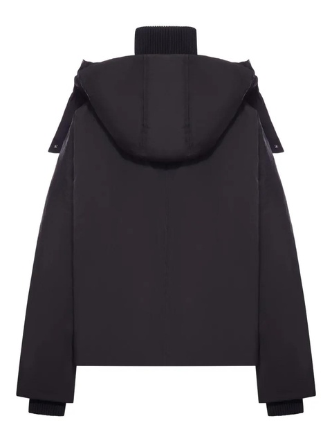 Sportmax puffer hooded zip-ip jacket - Black - zdjęcie produktu nr 2