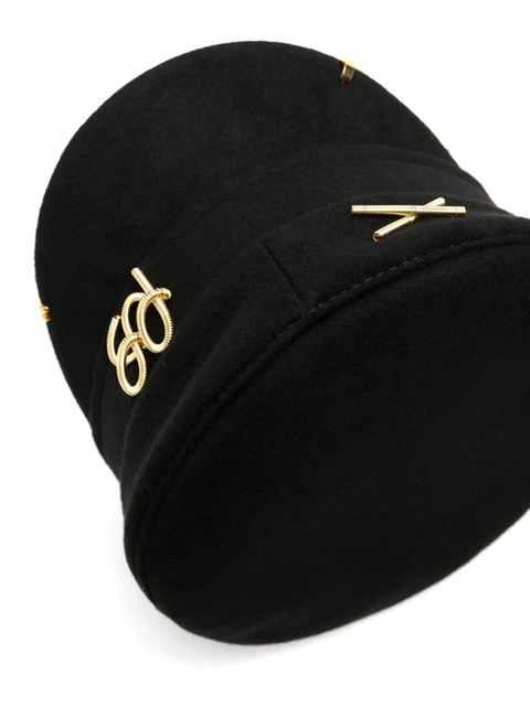 Ruslan Baginskiy Baker Boy logo-appliqué cap - Black - zdjęcie produktu nr 1