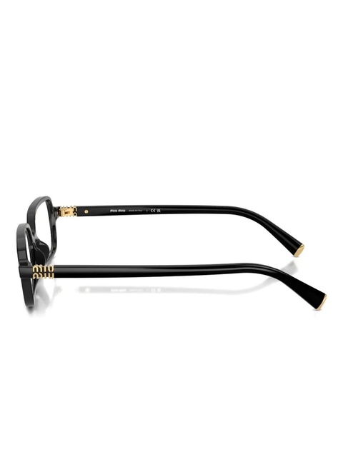 Miu Miu Eyewear rectangle-frame glasses - Black - zdjęcie produktu nr 2