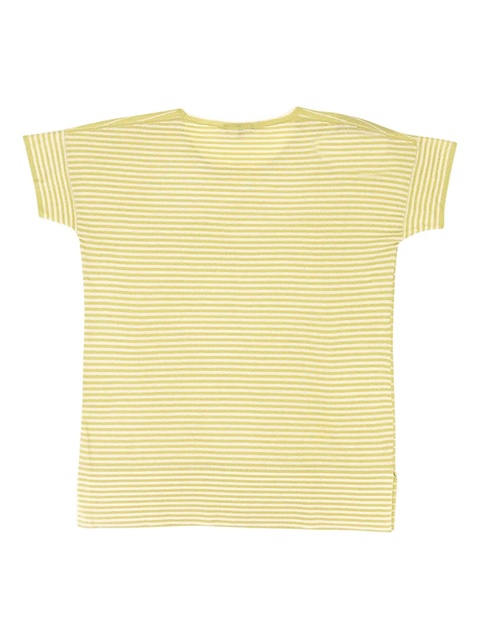 Loro Piana striped V-neck T-shirt - Yellow - zdjęcie produktu nr 2