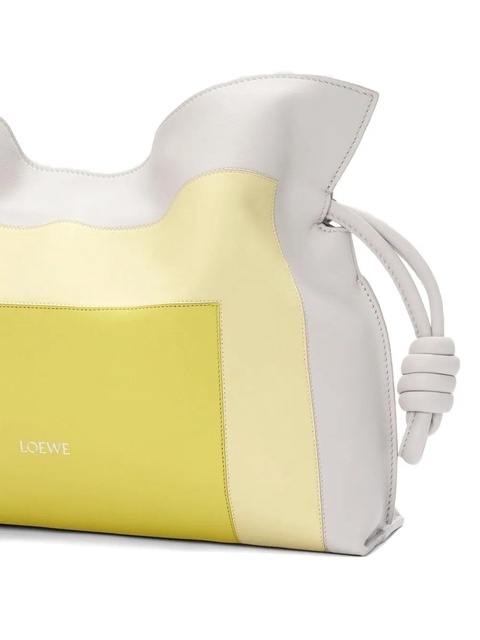 LOEWE x Albers medium Flamenco bucket bag - Yellow - zdjęcie produktu nr 2