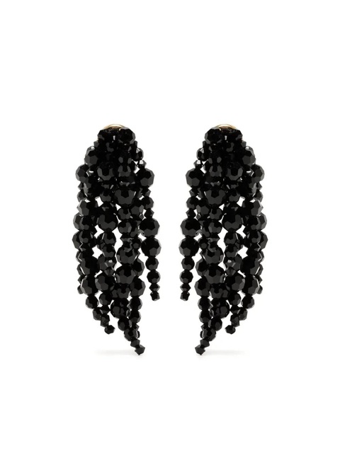 Simone Rocha cascading chandelier earrings - Black - zdjęcie produktu nr 1