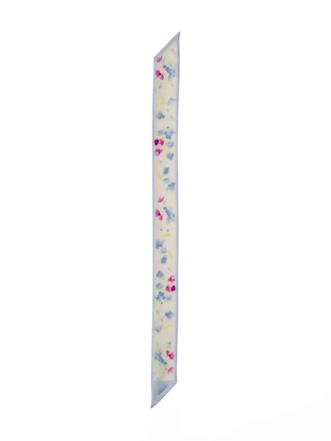 Prada floral-print twill scarf - White - zdjęcie produktu nr 1