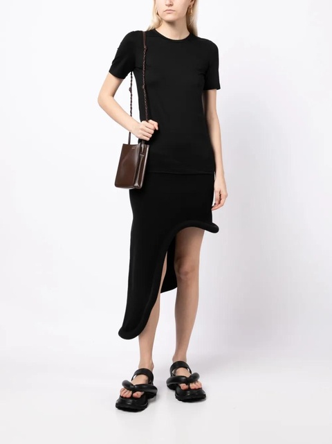 Jil Sander crew-neck short-sleeve T-Shirt - Black - zdjęcie produktu nr 2