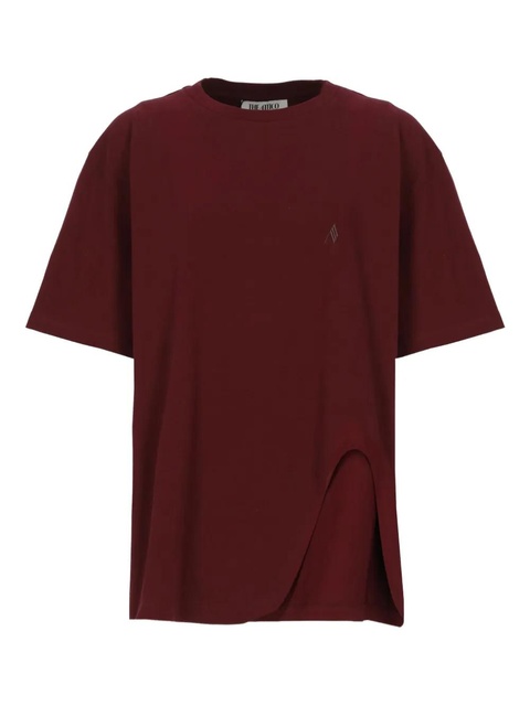 The Attico side-split T-shirt - Red - zdjęcie produktu nr 1