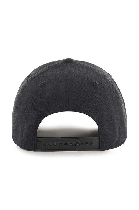 47 brand czapka z daszkiem z domieszką wełny MLB New York Yankees kolor czarny z aplikacją B-CLZOE17WBP-BKB - zdjęcie produktu nr 2
