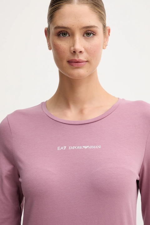 EA7 Emporio Armani longsleeve kolor różowy AF12115.7W000531 - zdjęcie produktu nr 2