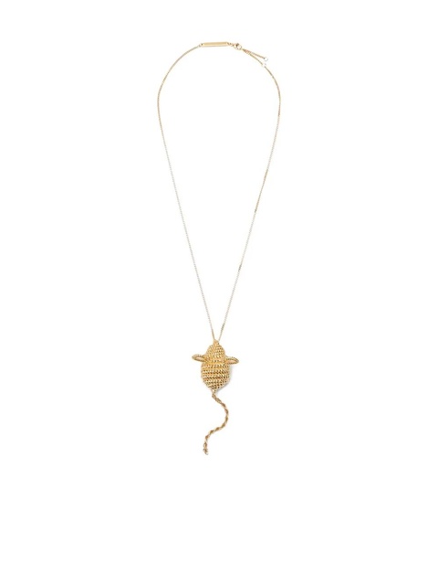 LOEWE mouse-pendant necklace - Gold - zdjęcie produktu nr 2