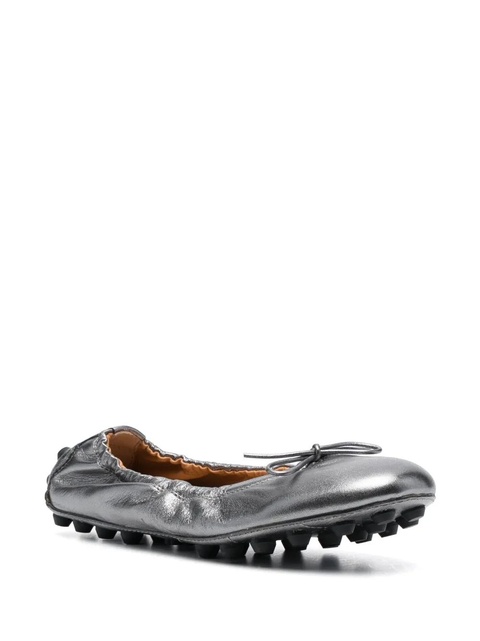 Tod's Gommino ballerina shoes - Silver - zdjęcie produktu nr 2
