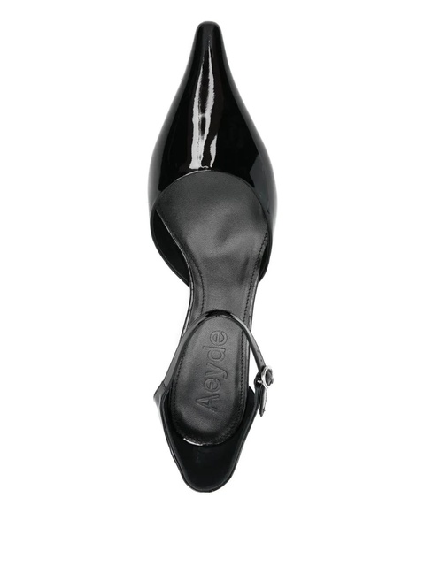 Aeyde 35mm Tillie leather pumps - Black - zdjęcie produktu nr 2