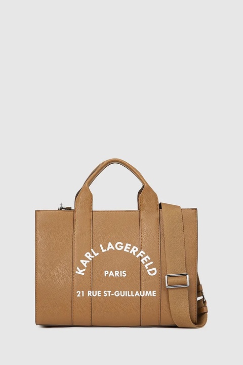 Karl Lagerfeld torebka kolor brązowy A4W30264 - zdjęcie produktu nr 1