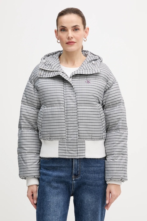 Calvin Klein Jeans kurtka puchowa kolor szary zimowa LV044D516G - zdjęcie produktu nr 1