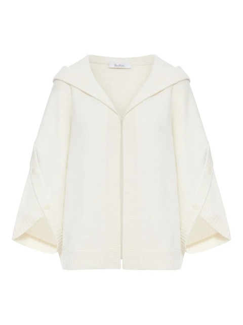 Max Mara hooded cardigan - White - zdjęcie produktu nr 1
