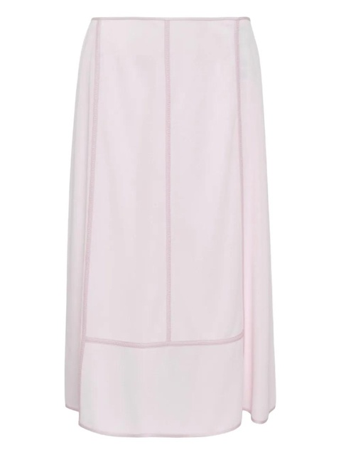 Jil Sander panelled crepe skirt - Pink - zdjęcie produktu nr 1