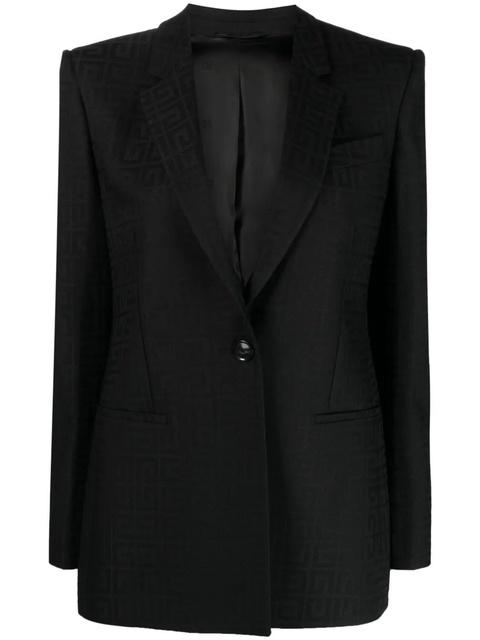 Givenchy 4G jacquard wool blazer - Black - zdjęcie produktu nr 1