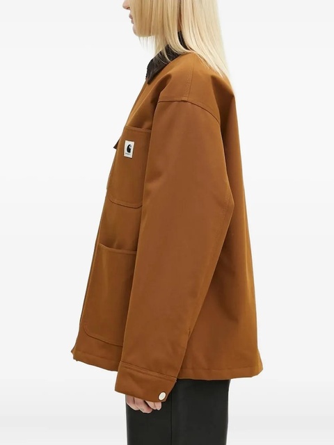 Carhartt WIP corduroy-collar pocket jacket - Brown - zdjęcie produktu nr 1