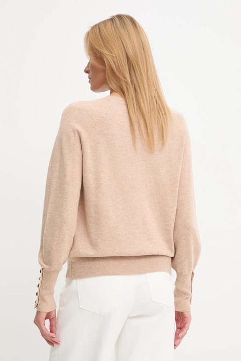 Answear.LAB sweter z wełną damski kolor brązowy lekki - zdjęcie produktu nr 1