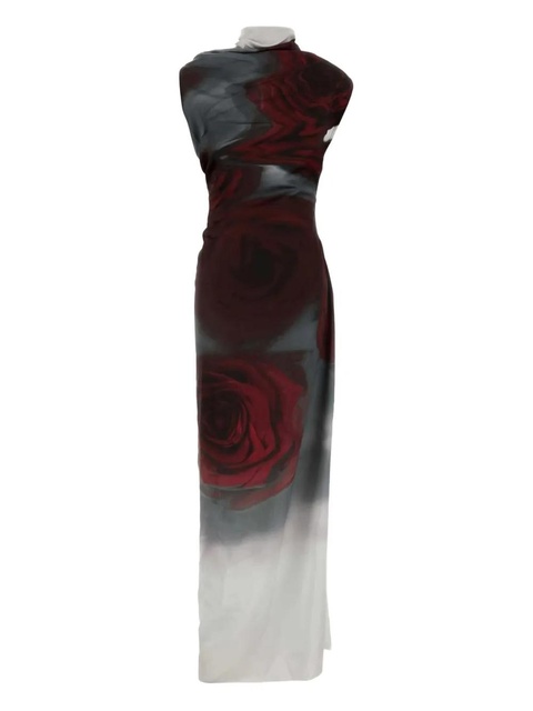 Jean Paul Gaultier rose-print dress - White - zdjęcie produktu nr 2
